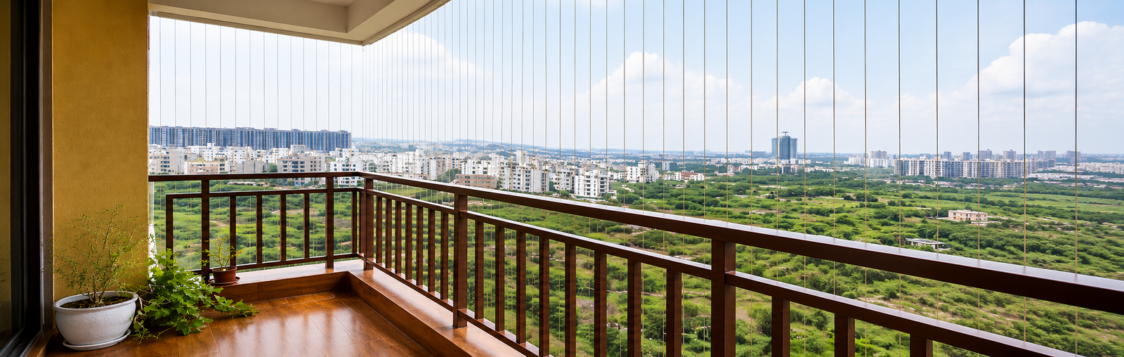 Invisible Grills for Balconies