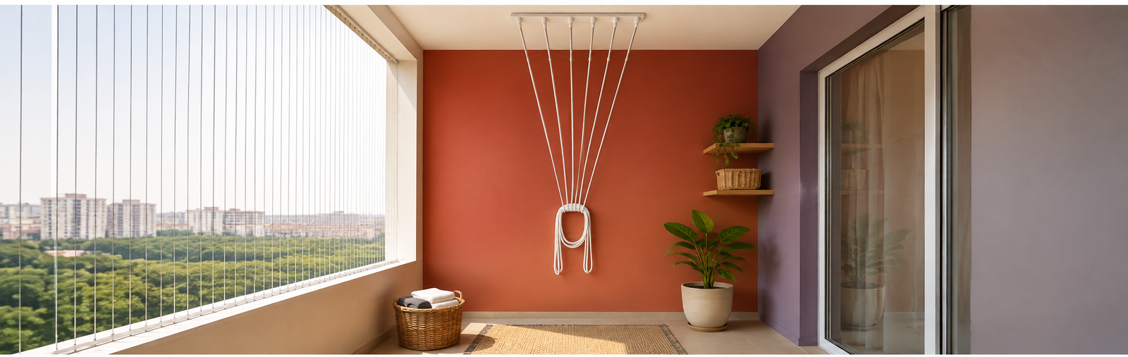 Pull and Dry Cloth Hanger