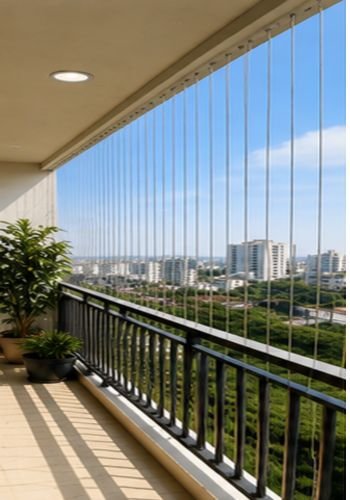 Invisible Grills for Balconies